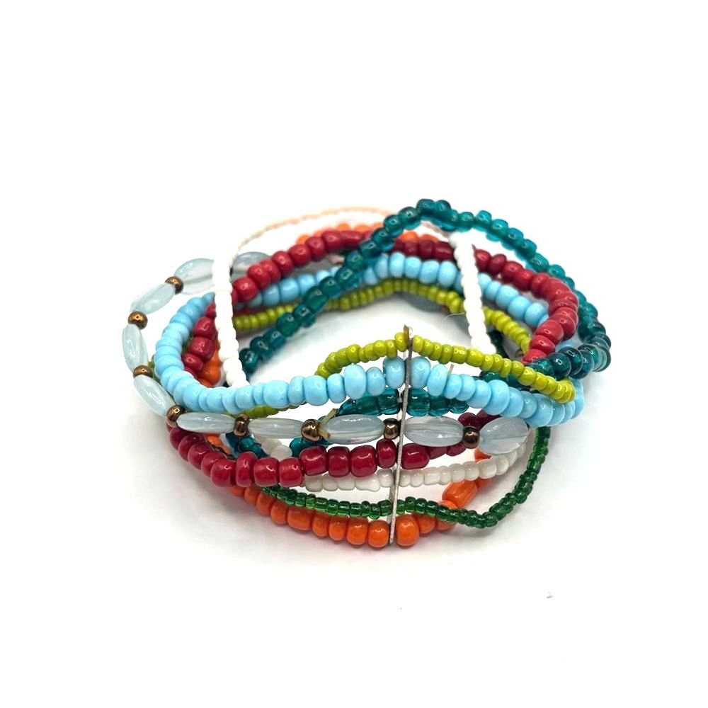 Colorful Beaded Bracelet Set